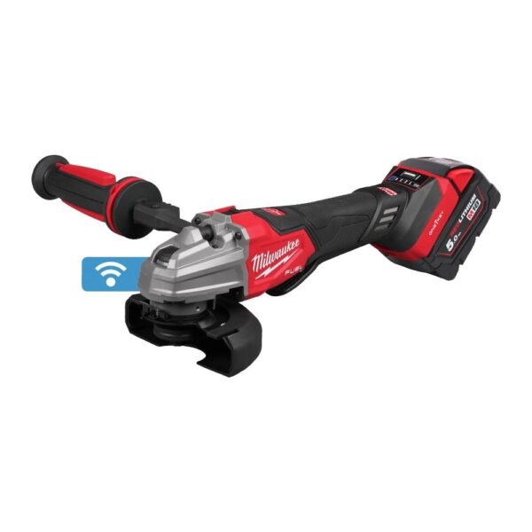 M18 FUEL™ 4-1:2" : 5" Braking Grinder w: ONE-KEY™ Slide Switch, Lock-On - Image 4